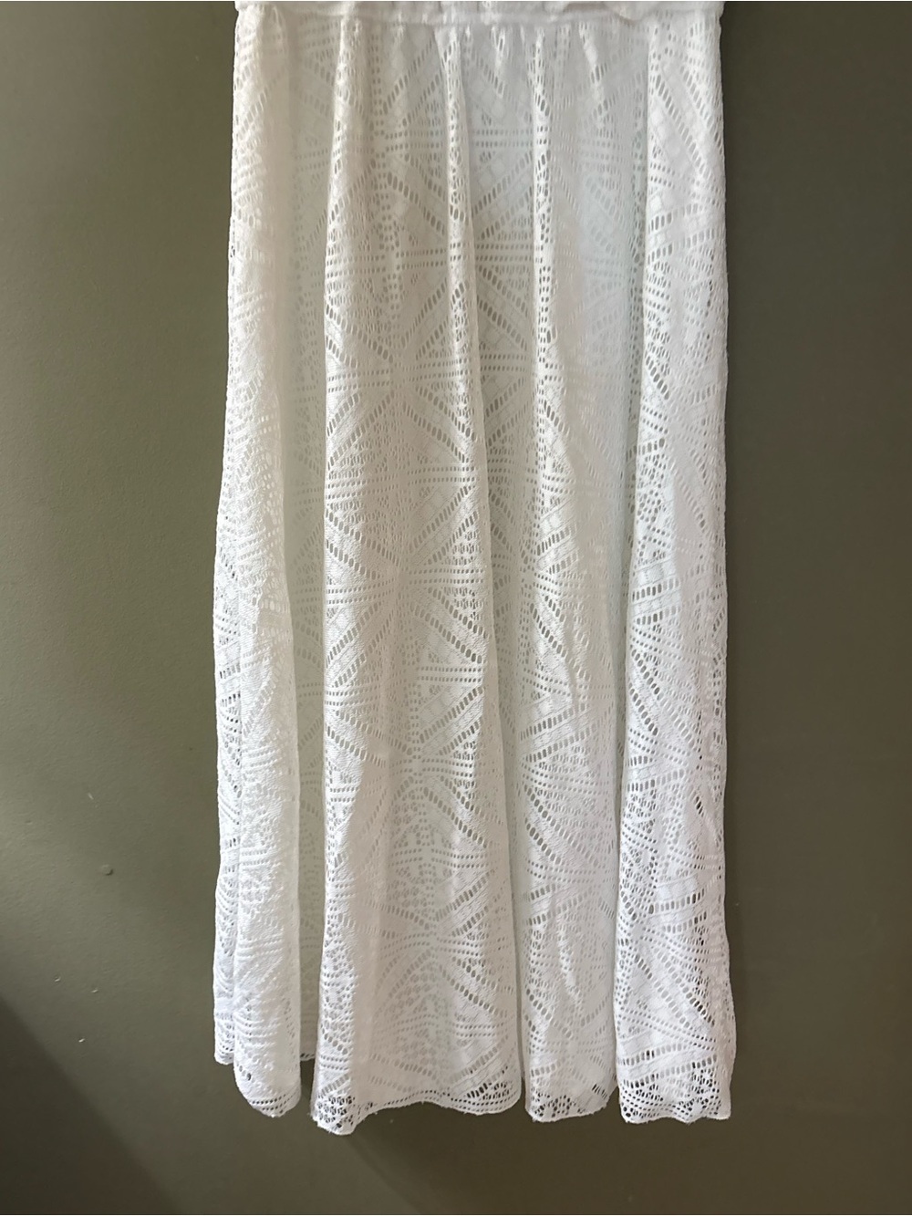 LIKE NEW J GEE WHITE SLEEVELESS LACE DRESS SIZE S - Picture 8 of 12